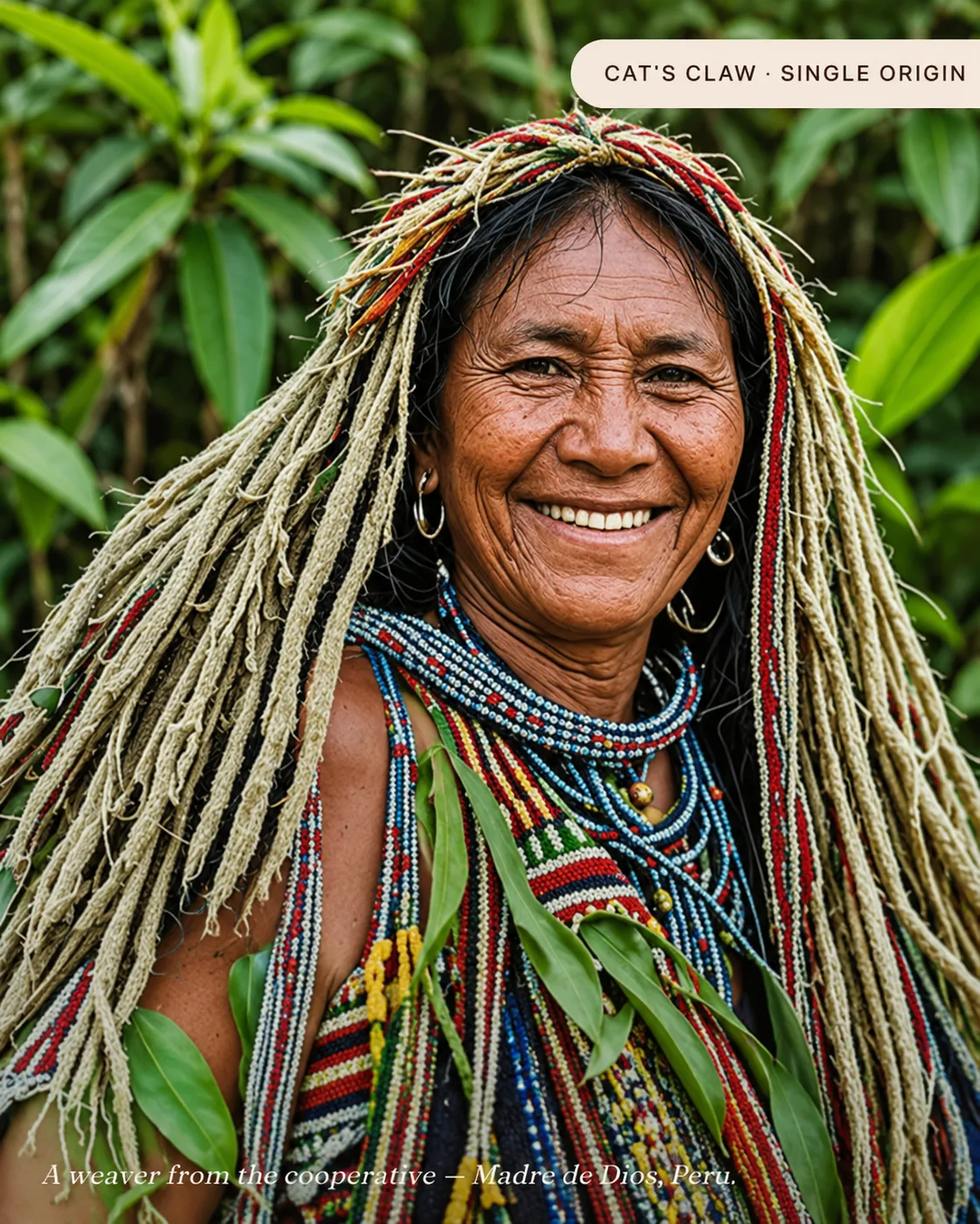 Peruvian sourcing partner members harvesting Cat